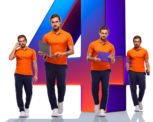 Великолепная четверка Ростелеком в&nbsp;деревня Коробейниково (Красноярский край)